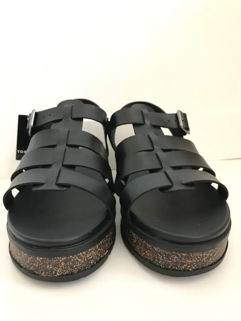 TORRID Fisherman Platform Sandals Extra Wide Width Black Women’s Size 10 WW